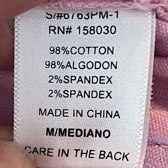 Love Tree Women's Pink High Waist Stretch Denim Shorts M, NWT - Picture 5 of 14